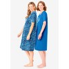 Dreams & Co. Women's Plus Size 2-Pack Short-Sleeve Sleepshirt - 4 of 4