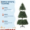 Artificial Christmas Tree, Realistic High-End Spruce Christmas Tree, Prelit Christmas Tree, Metal Hinges, for Home, Office, Party - 3 of 4