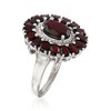 Ross-Simons 5.20 ct. t.w. Garnet Ring in Sterling Silver - 3 of 4