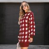 Women's Houndstooth Mini Sweater Dress - Cupshe - 2 of 4