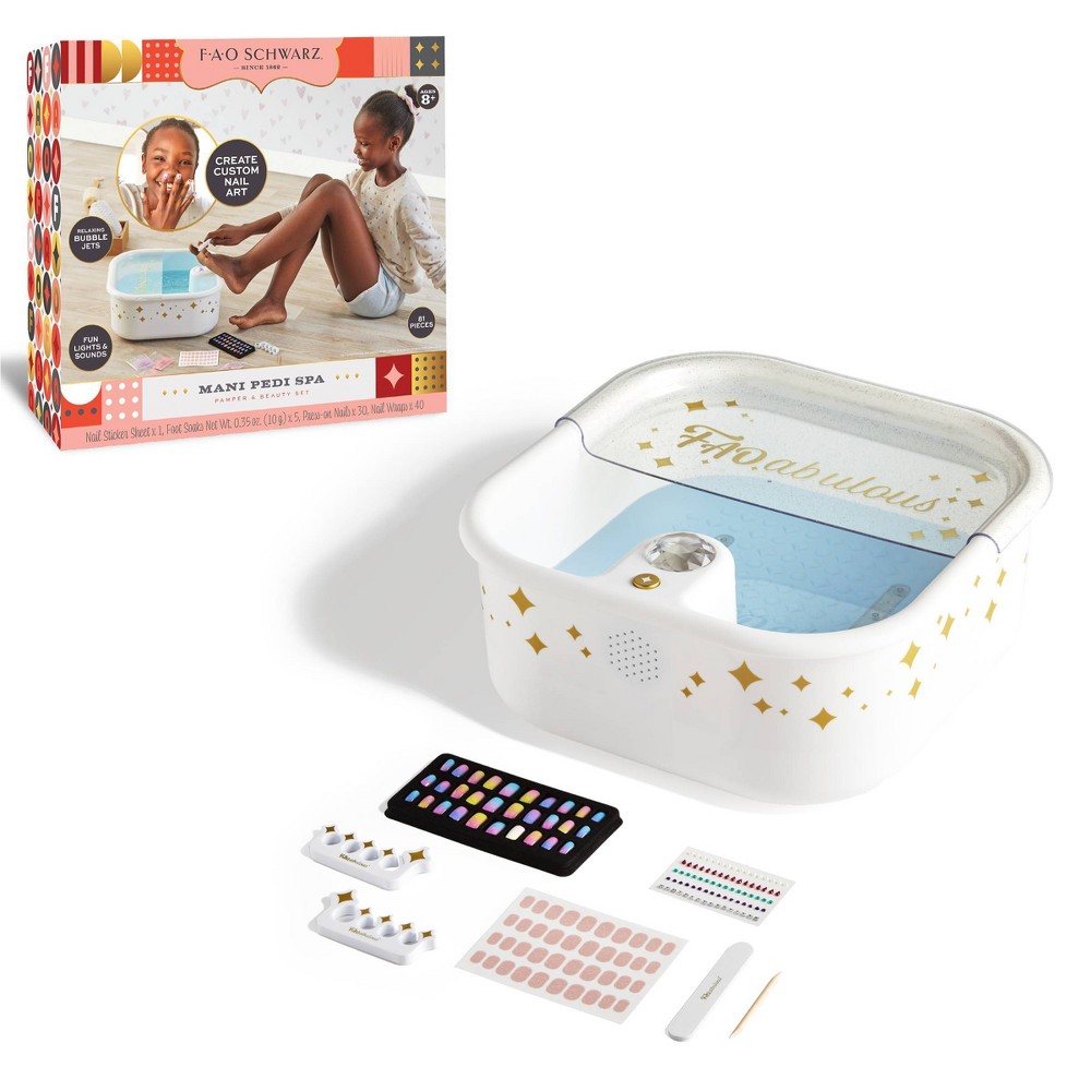 FAO Schwarz Pampered Manicure and Pedicure Spa Beauty Set