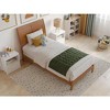 AFI Furnishings Portland Twin Foundation Bed with Charging Station in Light Toffee - 4 of 4