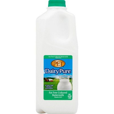 PET Dairy Skim Buttermilk - 0.5gal