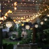 Junia Led Outdoor String Light - Black - Safavieh.. - image 4 of 4