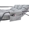 Runesay Modern Rocking Chair with Extra-Wide Technical Leather Upholstered Gliding Chair - 3 of 4