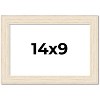PosterPalooza | 14x9 Wide Barnwood Picture Frame, UV Acrylic, 6 Finishes - Grey, Brown, White, and Black - 2 of 4