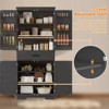 71.7" Tall Kitchen Pantry Cabinet, Freestanding Cupboard Storage Cabinet with Drawers & Adjustable Shelves, Coffee Bar Cabinet for Living Room - 4 of 4