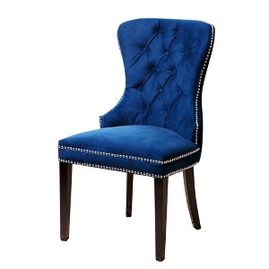 Monet Tufted Velvet Dining Chair Blue - Abbyson Living