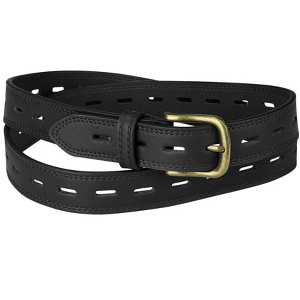 INSPIRE CHIC Women Faux Leather Belt Hollow Waist Belts with Buckle Belts - 1 of 4