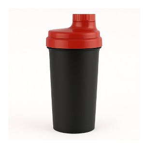 Amber Fight Gear Shaker Glass with Cap No. 3, Durable BPA-Free Polymer, Leak-Proof, Effective Protein Mixing, Portable,Versatile for Gym & Sports, Red - 1 of 3
