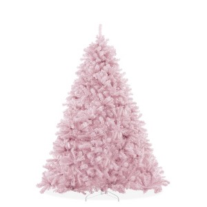 Casafield Artificial Black Spruce Christmas Tree with Metal Stand - 1 of 4