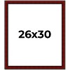PosterPalooza | Weathered Red Picture Frame - UV Acrylic, Foam Board Backing, Hanging Hardware - 2 of 4