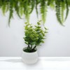 Unique Bargains Artificial Plants Plastic Green 2.76"x2.76"x5.51" 1 Pc - 2 of 4