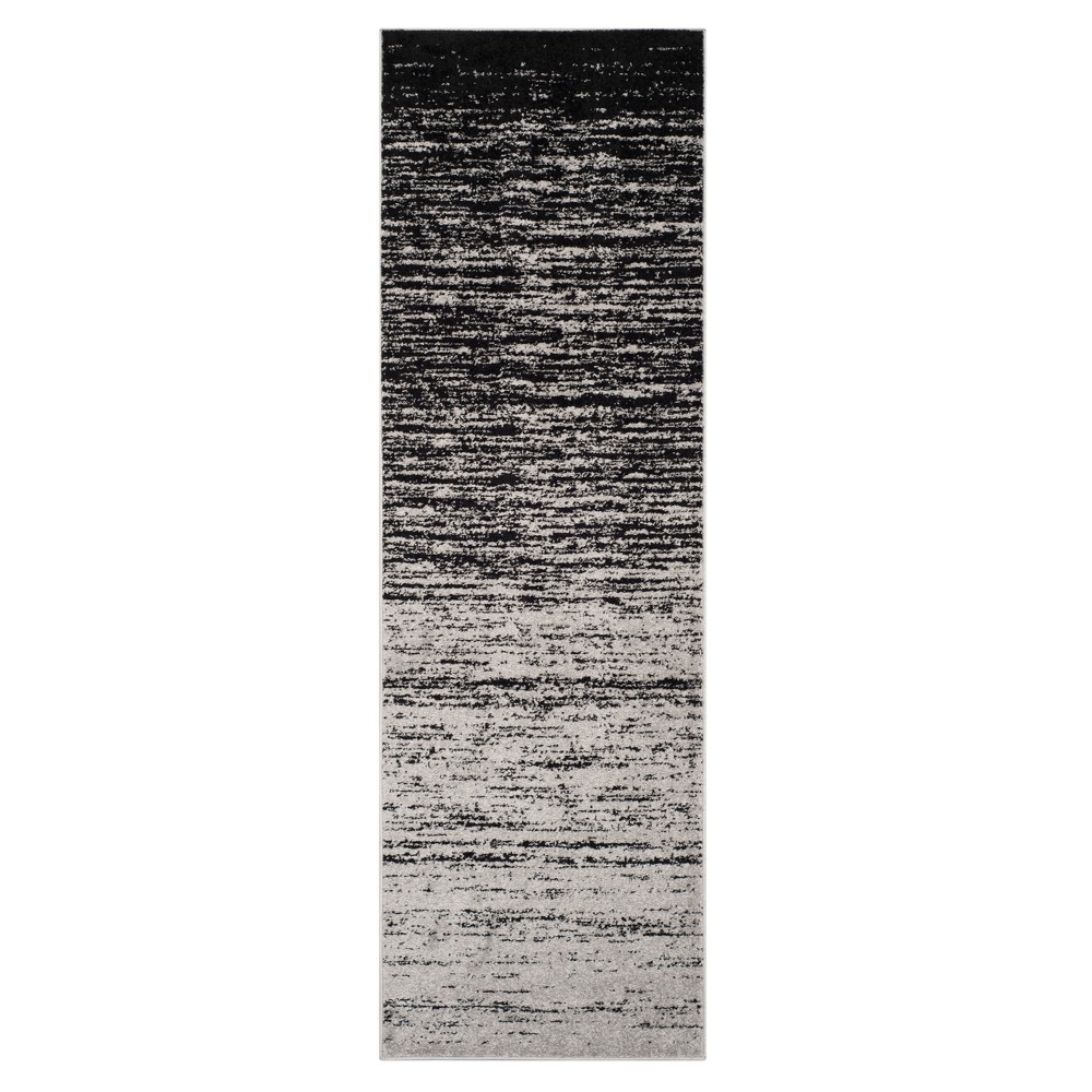  Runner Silver/Black Solid Loomed