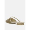Turnon Velvet Diamante Detail Flat Mules - 3 of 4