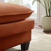 MYINDA Modern Velvet L-Shaped Sofa, 3-Seater Upholstered Sectional Sofa with Removable Feet for Living Room - 3 of 4