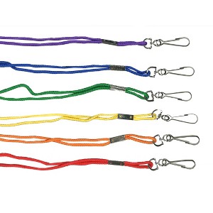 Martin Sports Lanyards, Assorted Colors, Pack of 12 - 1 of 2