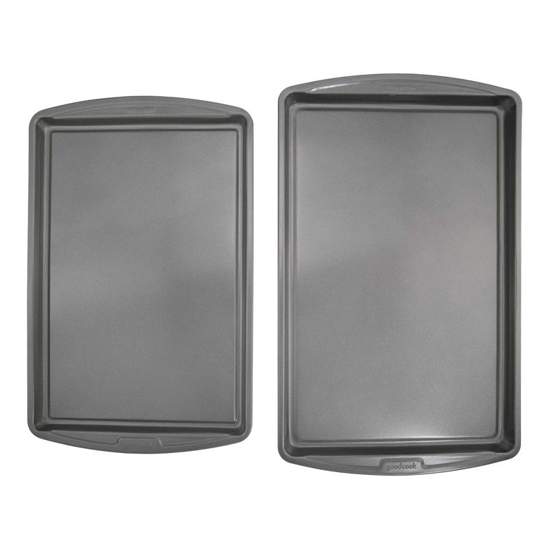 GoodCook Ready 2pk Cookie Sheets (17&#34;x11&#34; and 15&#34;x10&#34;), 1 of 8