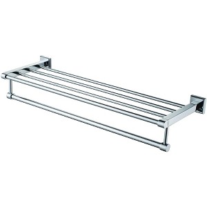 ALFI AB9596 Polished Chrome 24 inch Towel Bar & Shelf Bathroom Accessory - 1 of 4