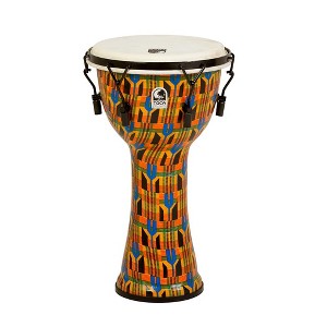 Toca Freestyle Djembe - Kente Cloth Mechanically Tuned - 1 of 1