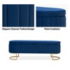 Bernardo Modern Tufted Storage Bench with Metal Legs|ARTFUL LIVING DESIGN - 4 of 4