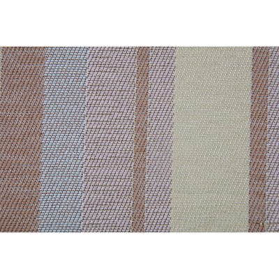 Avalon Blue and Brown Striped Office Chair Mat 36x48