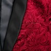 Coolmee Men's Floral Tuxedo Jacket Jacquard Suit Jacket One Button Slim Fit Blazer - 3 of 4
