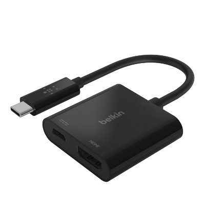 Belkin® USB-C® to HDMI® + Charge Adapter in Black