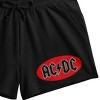 ACDC Logo Women’s Black Lounge Shorts - 2 of 2