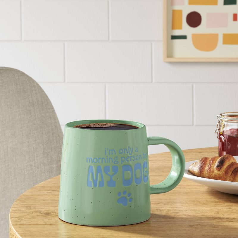 16oz Stoneware I&#39;M Only a Morning Person For My Dog Mug - Room Essentials&#8482;, 3 of 5