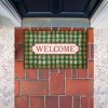 Stupell Industries Winter Plaid Cabin Welcome Printed Outdoor Door Mat, design by Tim Coffey, 18"x30" - 4 of 4