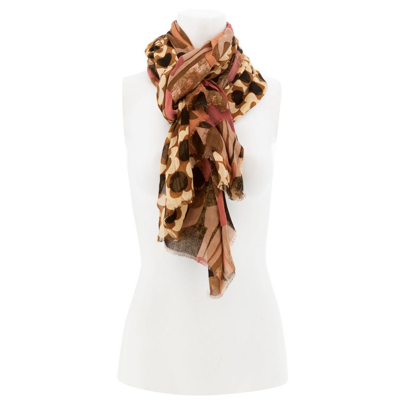 Aventura Clothing Women's Abstract Patchwork Scarf, 5 of 6