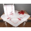 Vervaco Stamped Table Runner Cross Stitch Kit 16"X40"-Christmas Elves - 3 of 4
