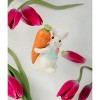 Kevins Gift Shoppe Ceramic Easter Bunny Rabbit Carrying Carrot Stick Salt and Pepper Shakers - image 3 of 4