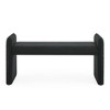 NicBex Modern 44.5" Bedroom Bench Accent Stools with Linen Fabric for Bedroom and Entryway, Black - 4 of 4