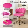 TiramisuBest Modern Cute Computer Chair,Velvet Home Office Desk Chair,Height Adjustable Swivel Task Chair - 3 of 4