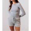Women's Essential Ribbed Long Sleeve - apres - 2 of 4