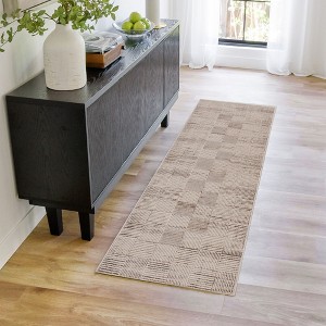 Gertmenian Flora Modern Casual Transtional Polyester and Polypropylene Easy Care Indoor Area Rug Collection - 1 of 4