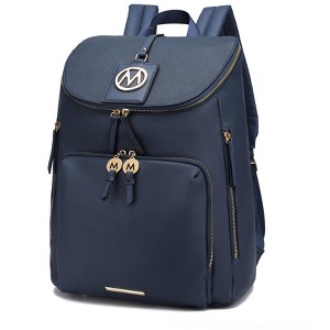 MKF Collection Angela vegan Leather Large Travel Backpack by Mia K - 1 of 4