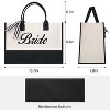 Generic Initial Tote Bag Monogrammed Beach Bag Personalized for Women - 4 of 4