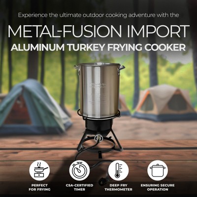 King Kooker King Kooker 29 Qt. Aluminum Turkey Frying Outdoor Cooker Kit