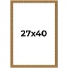 PosterPalooza | Sculpted Black Picture Frame - UV Acrylic, Foam Board Backing, Hanging Hardware - 2 of 4