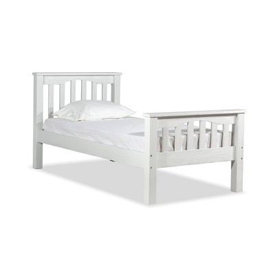 target white twin bed