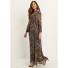 June + Vie by Roaman's Women's Plus Size Chiffon Maxi Dress - 4 of 4