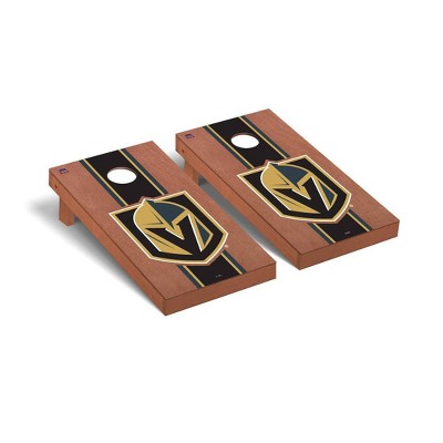 NHL Vegas Golden Knights Premium Cornhole Board Rosewood Stripe Version