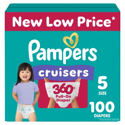 Pampers Cruisers 360 Diapers - (Select Size and Count)