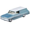 1964 Chevrolet Nova Panel Light Blue Metallic with White Top "Fast Wagons" Series Diecast Model Car by Hot Wheels - 2 of 3