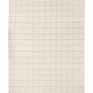 Hauteloom Nissa Cream Checkered Wool Rug - 1 of 4