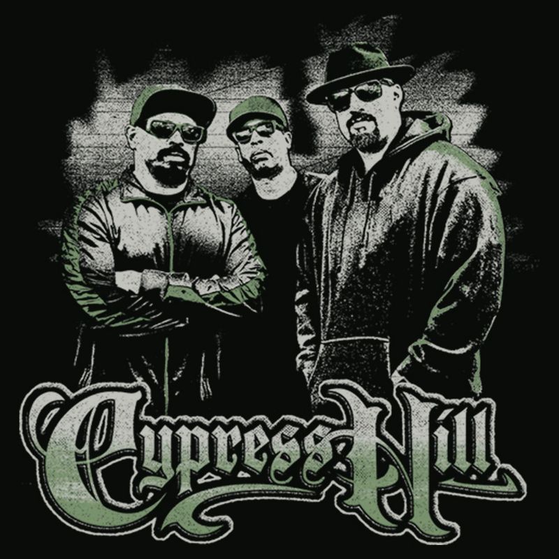 Men's Cypress Hill Distressed Band Pose T-Shirt, 2 of 6