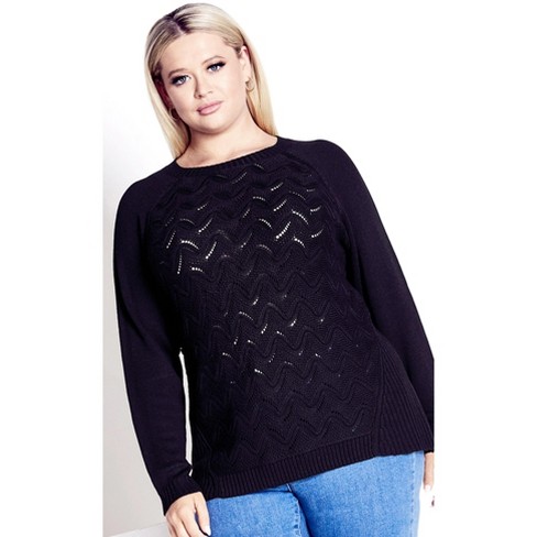 Isolde Roth Women s Plus Size Jumper Maxine Black 26w 28w